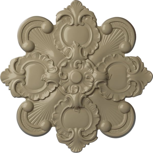 Ekena Millwork Katheryn Ceiling Medallion, Hand-Painted Gobi Desert, 18 1/8"OD x 1 1/4"P CM18KAGDF - main